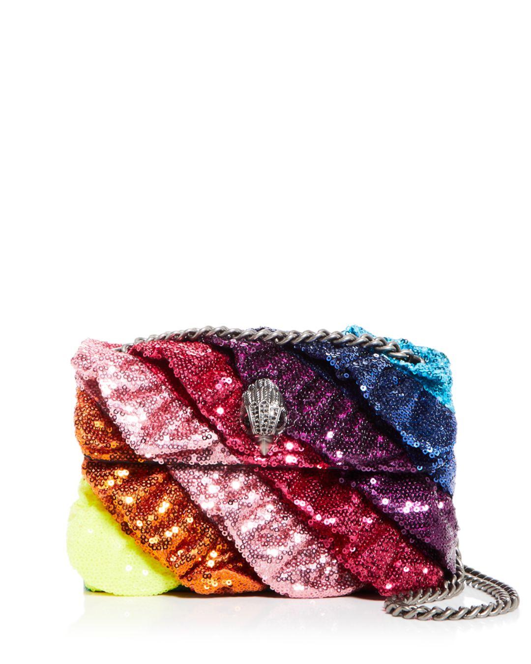 Kurt Geiger Kensington Mini Sequin Ruffles Crossbody in Red Lyst Canada
