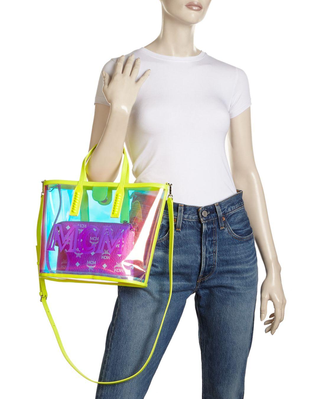 mcm iridescent bag