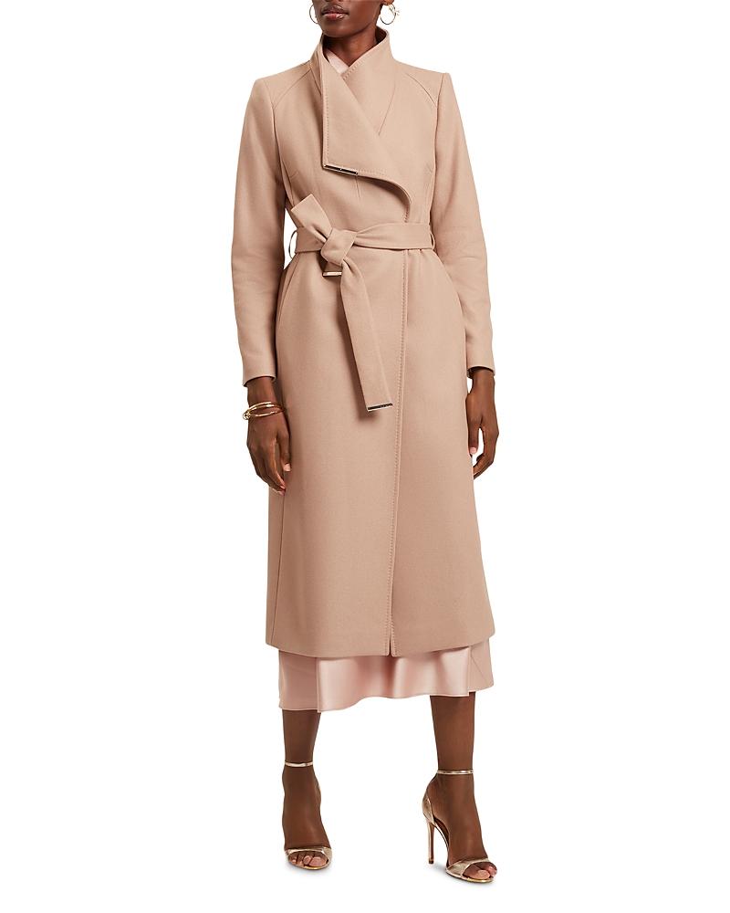 Ted Baker Wool Coat Kikiie Long Wrap Coat Trench Coat Ted Baker 
