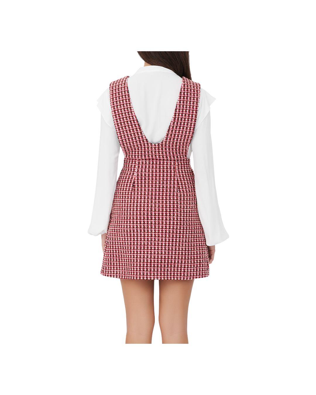 Maje Russi Tweed Mini Dress | Lyst