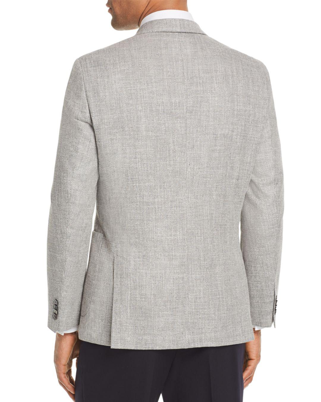 BOSS Janson Regular Fit Hopsack Weave Sport Coat in Light Gray (Gray ...