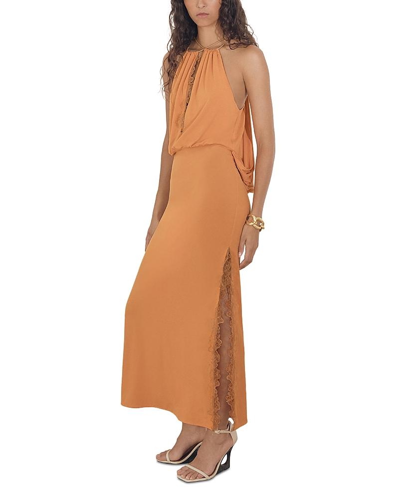 【海外限定】REISSドレス☆Tallie Strappy Maxi Dress, Peach Reiss Tallie Strappy Maxi Dress, Peach