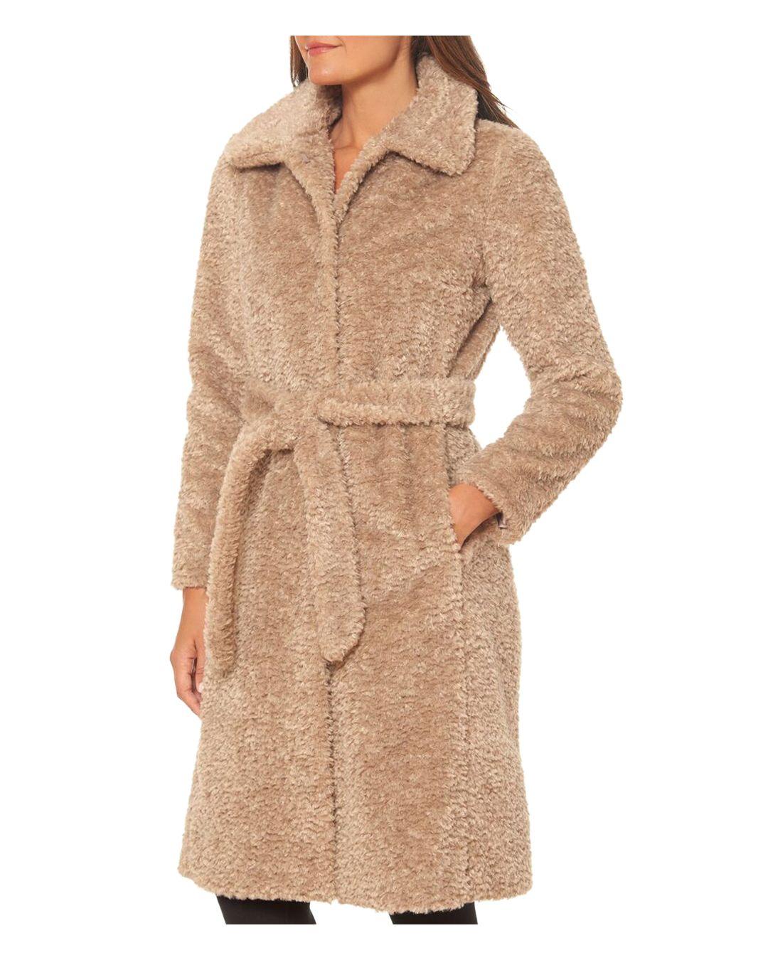 teddy wrap coat