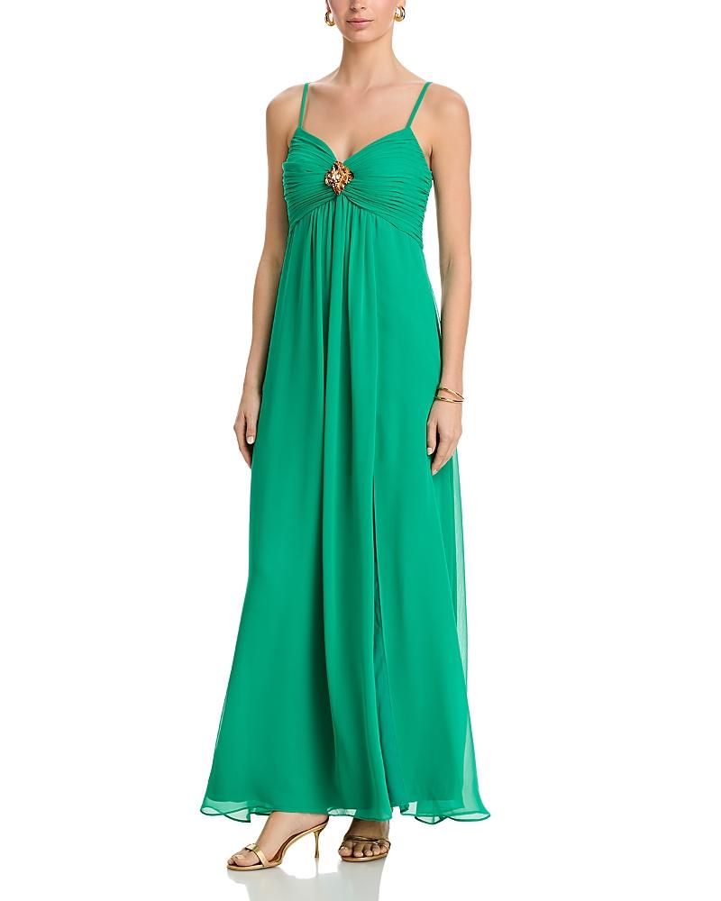 green emerald velvet dress Eliza J Green & Navy Sleeveless Fit & Flare Dress- Size XS  The Saved  Collection