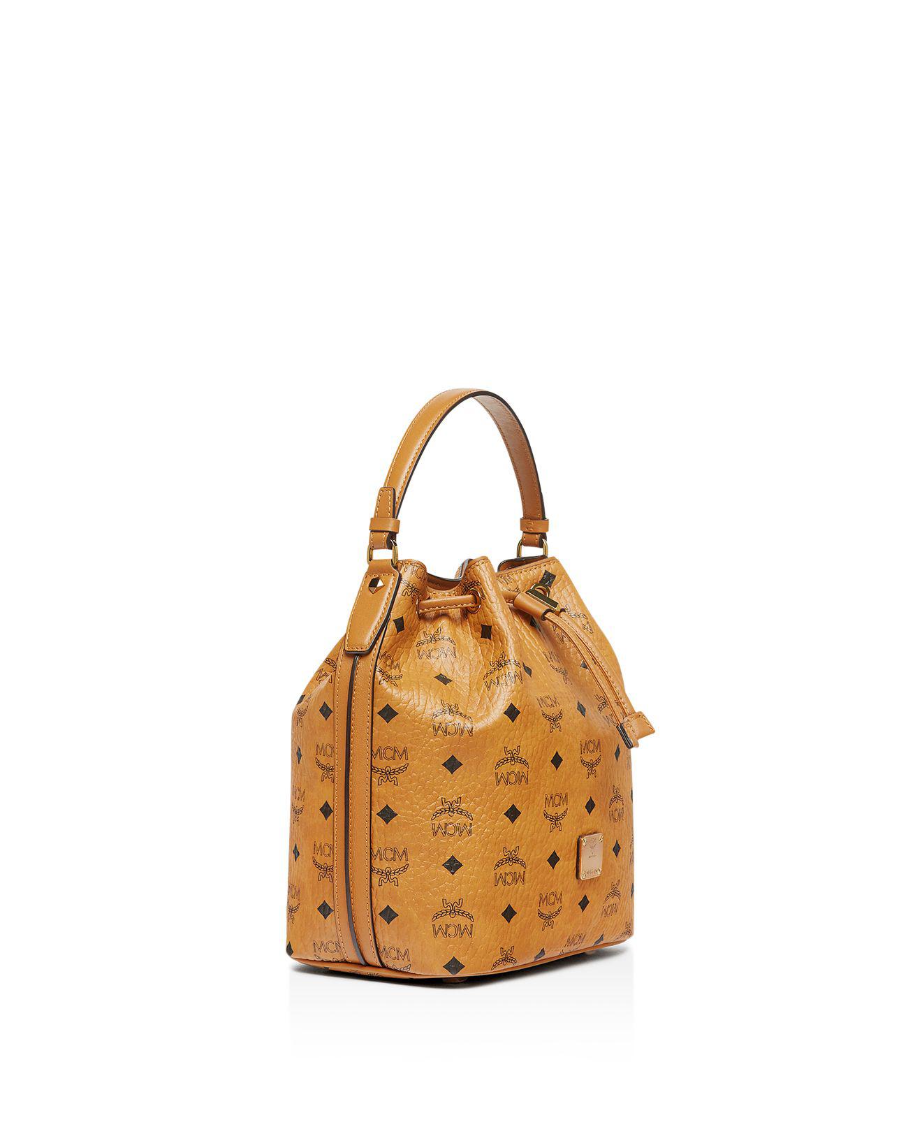 mcm heritage drawstring bolsa