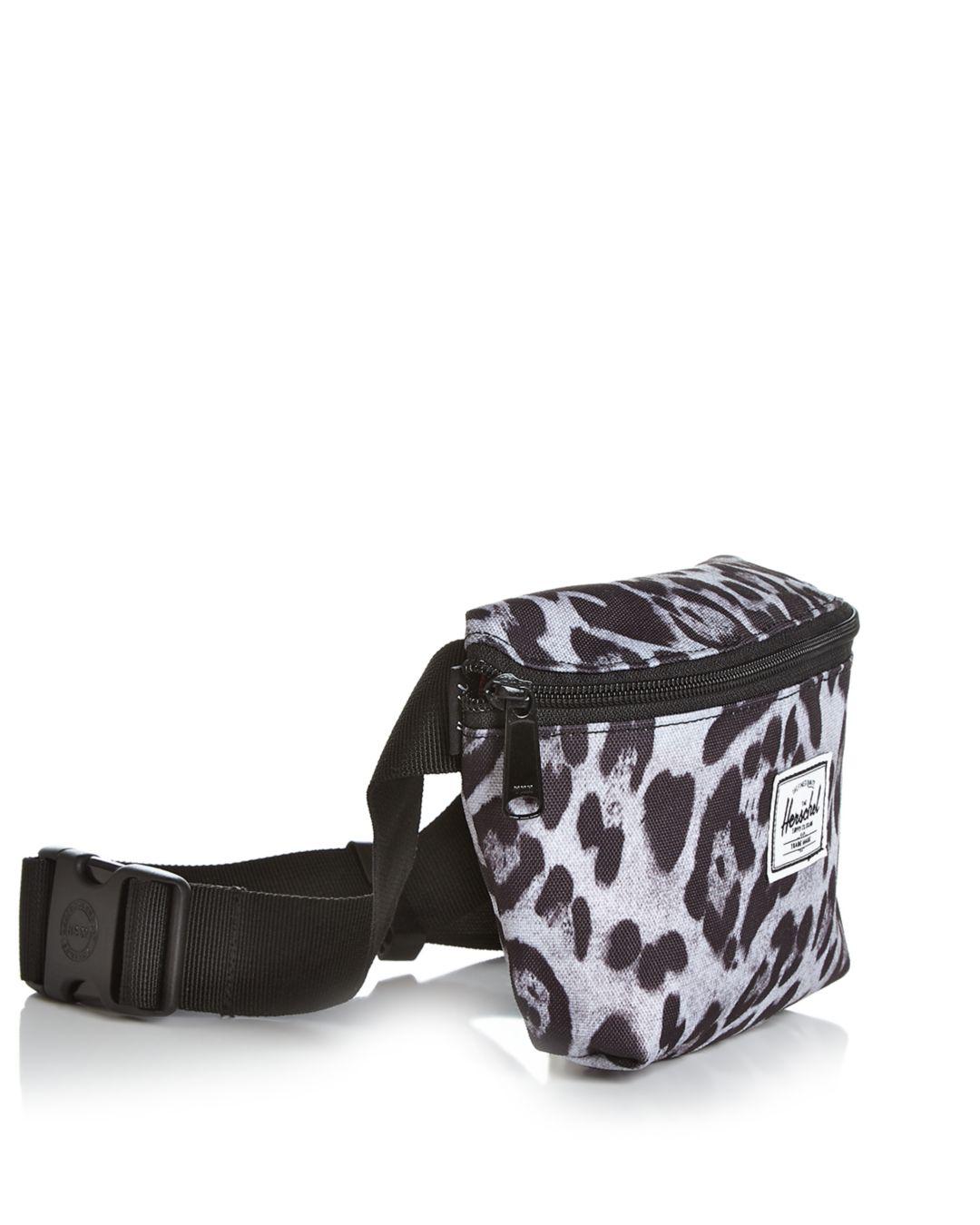 Herschel Supply Co. Herschel Fourteen Snow Leopard Belt Bag in Black Lyst