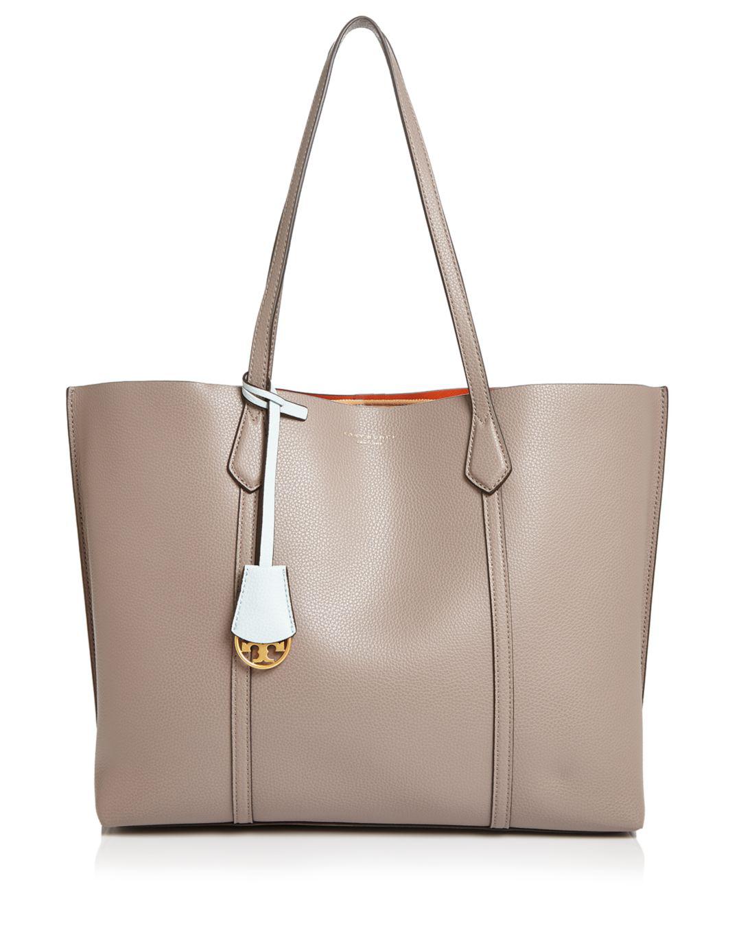Tory Burch Perry Leather Tote - Lyst