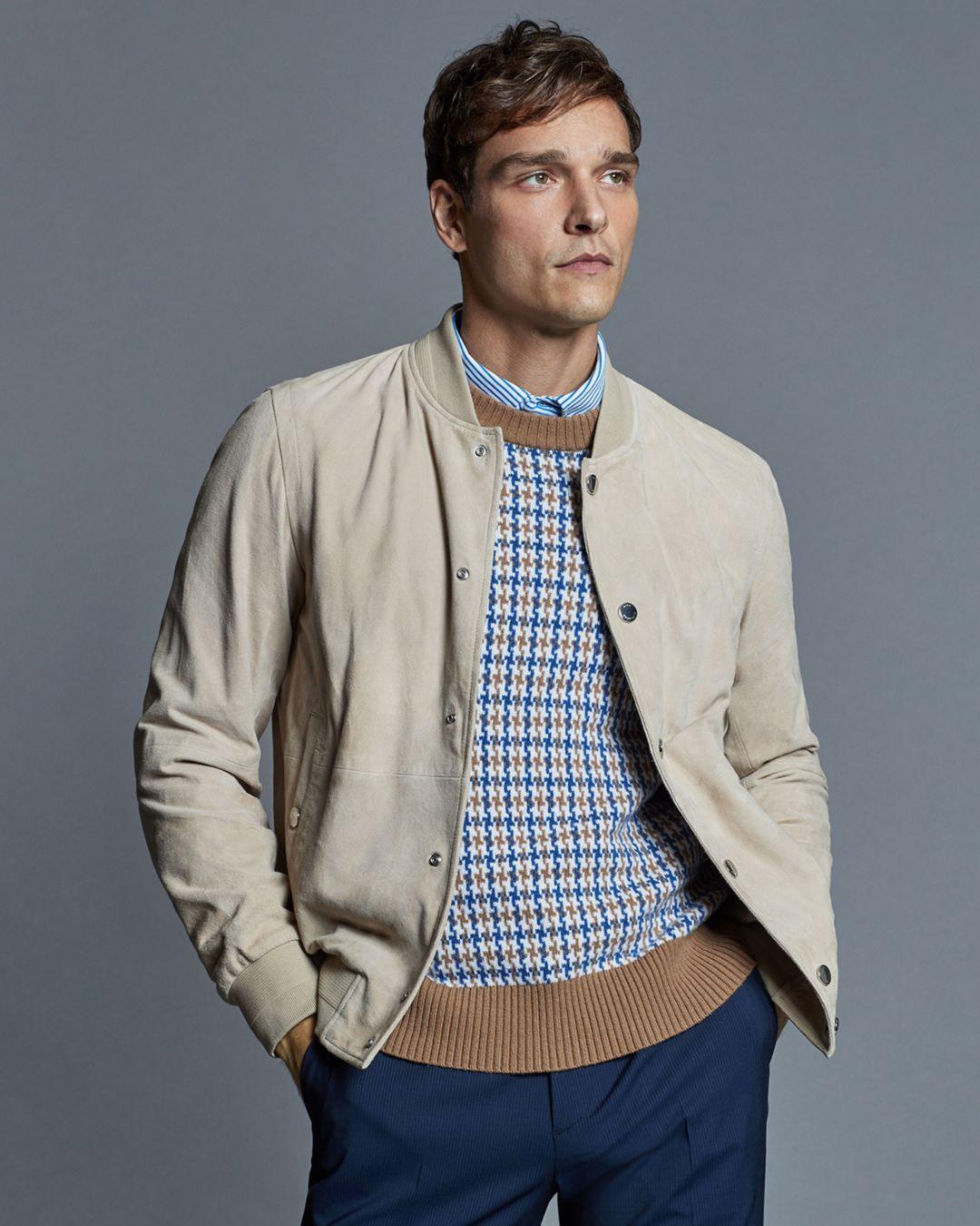 hugo boss suede bomber jacket