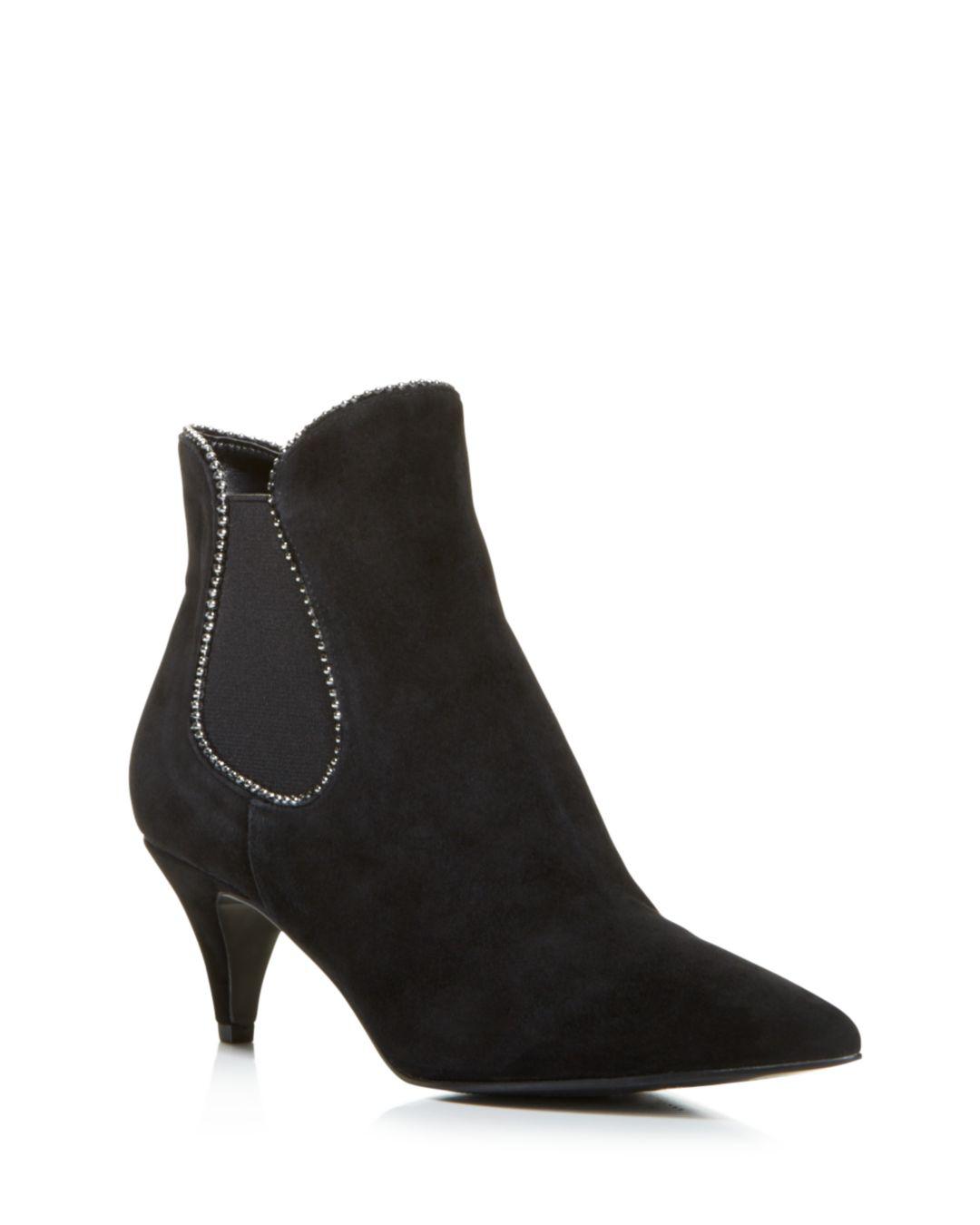mia suede booties