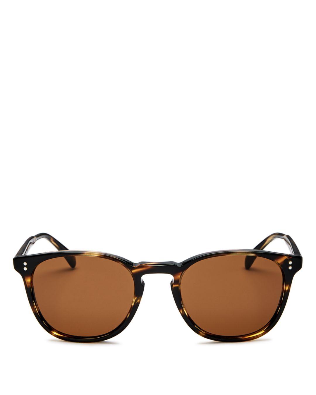 Oliver Peoples Men's Finley Esq Sunglasses in Brown for Men - Lyst