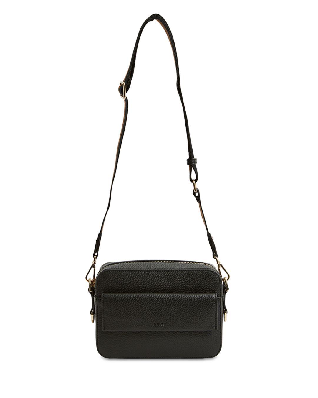 Reiss Cleo Leather Camera Bag in Black Lyst