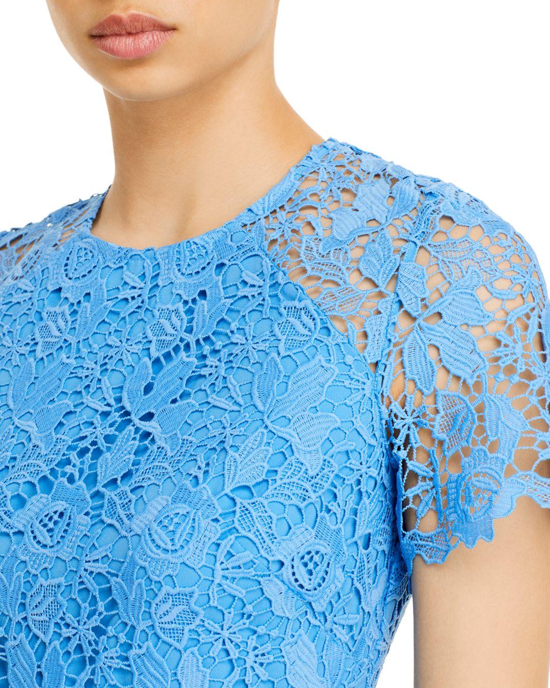 Eliza J Eliaza J Illusion Sleeve Lace 