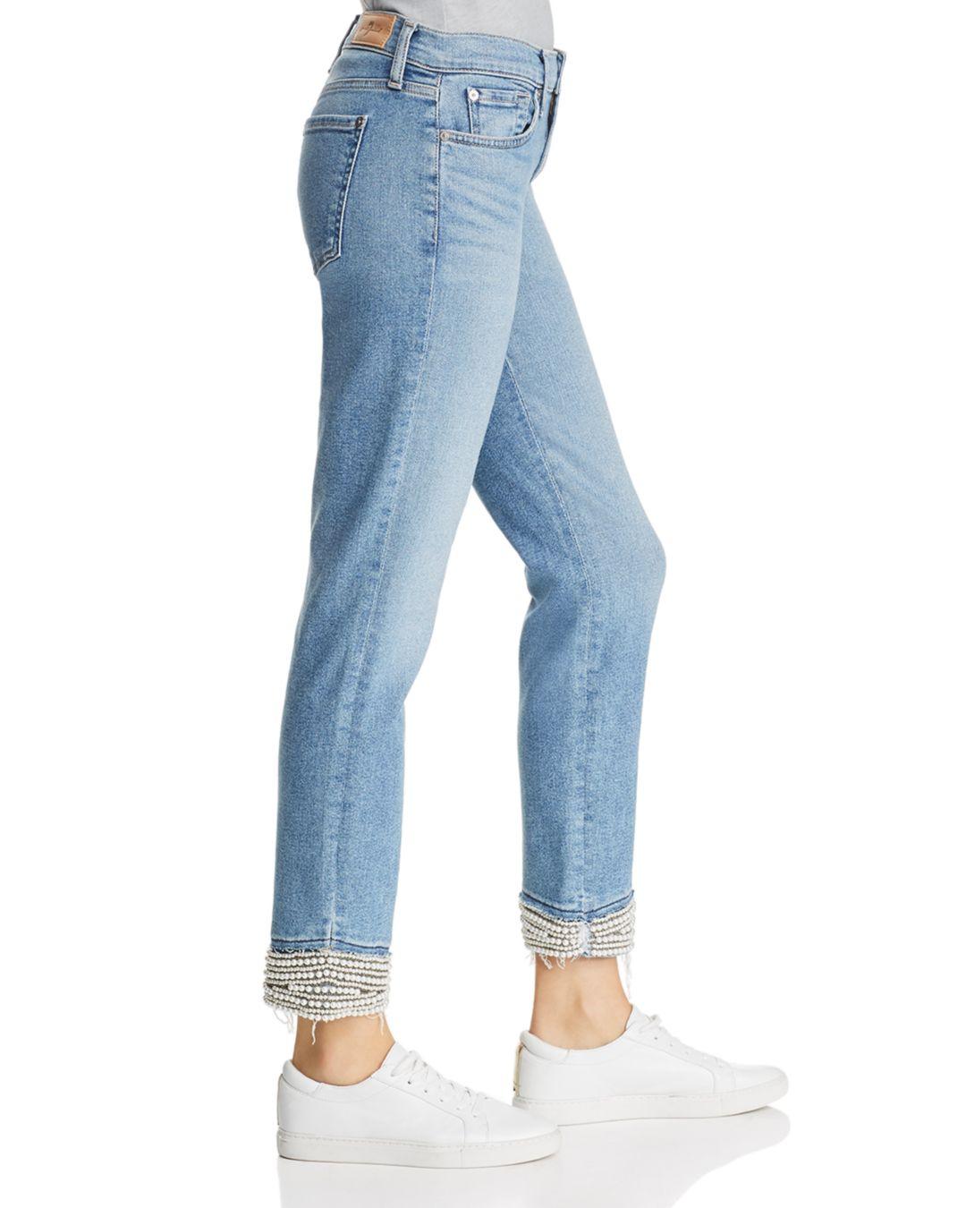 7 For All Mankind Denim Roxanne Pearl 