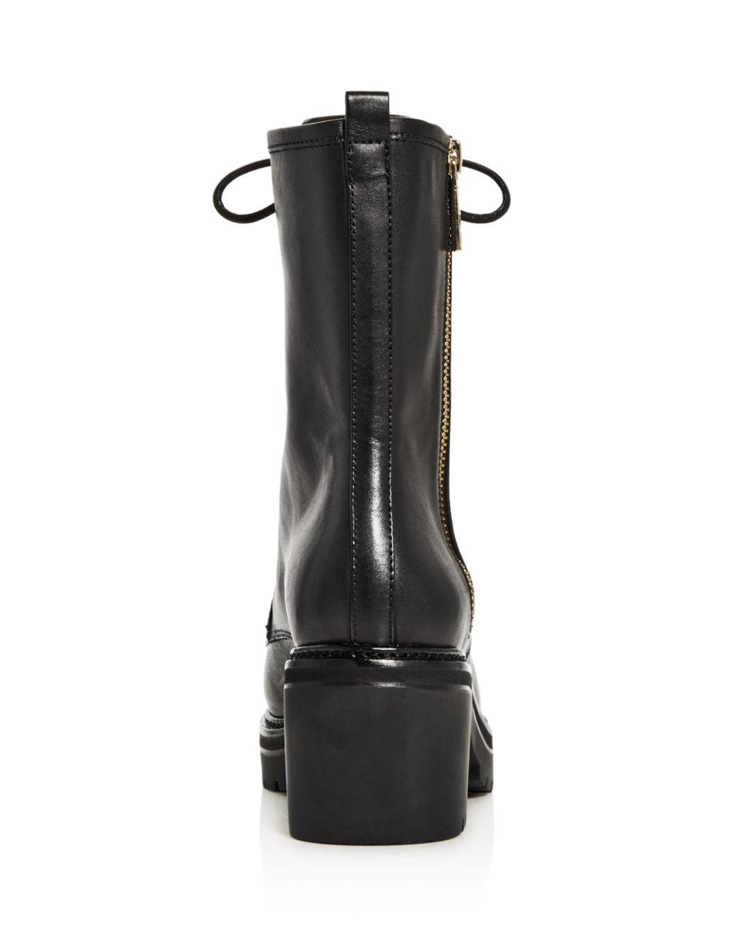 michael kors combat boots for women