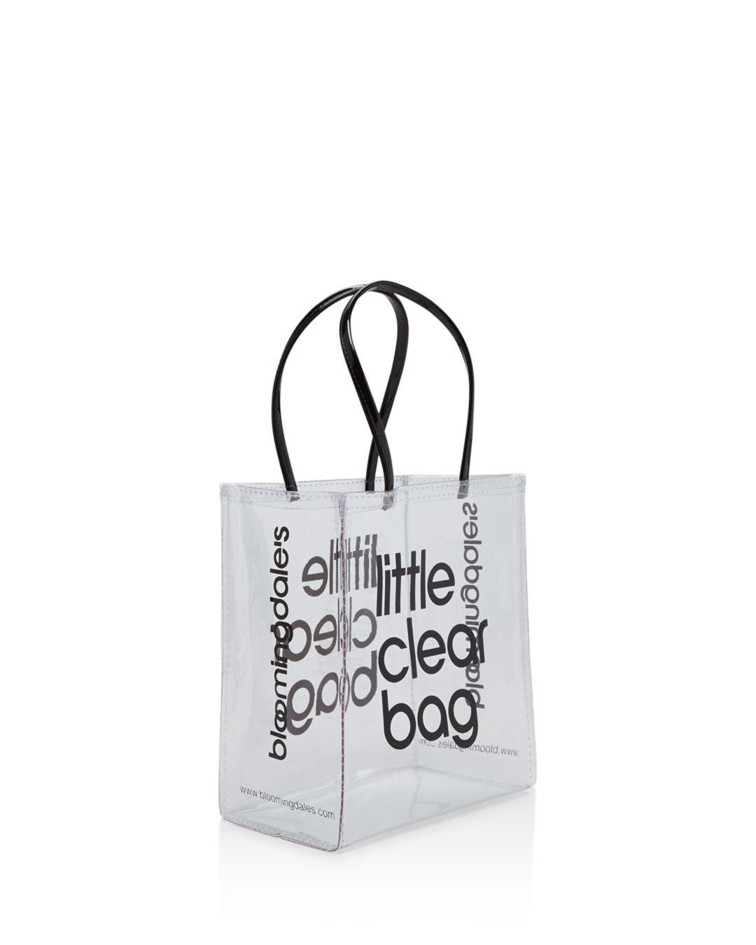 BLOOMINGDALE’S Little Clear Beach Bag Floral NWT FREE SHIPPING!!! 