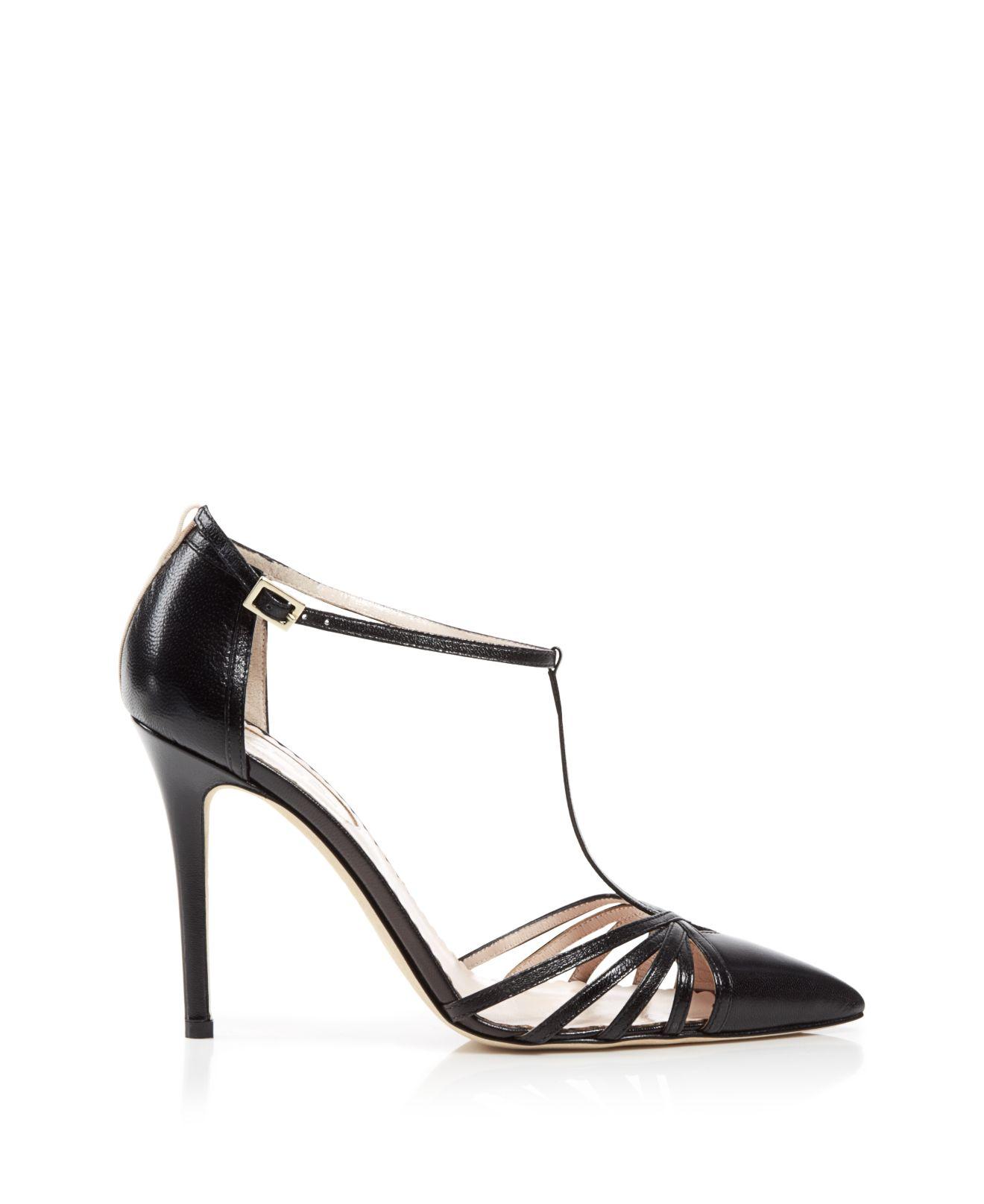 sjp carrie t strap pump