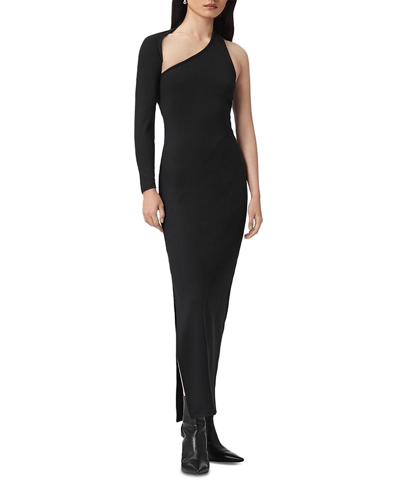 open lace back dress AllSaints Womens Laura Dress Charm Black 6 at Amazon Women's Clothing store