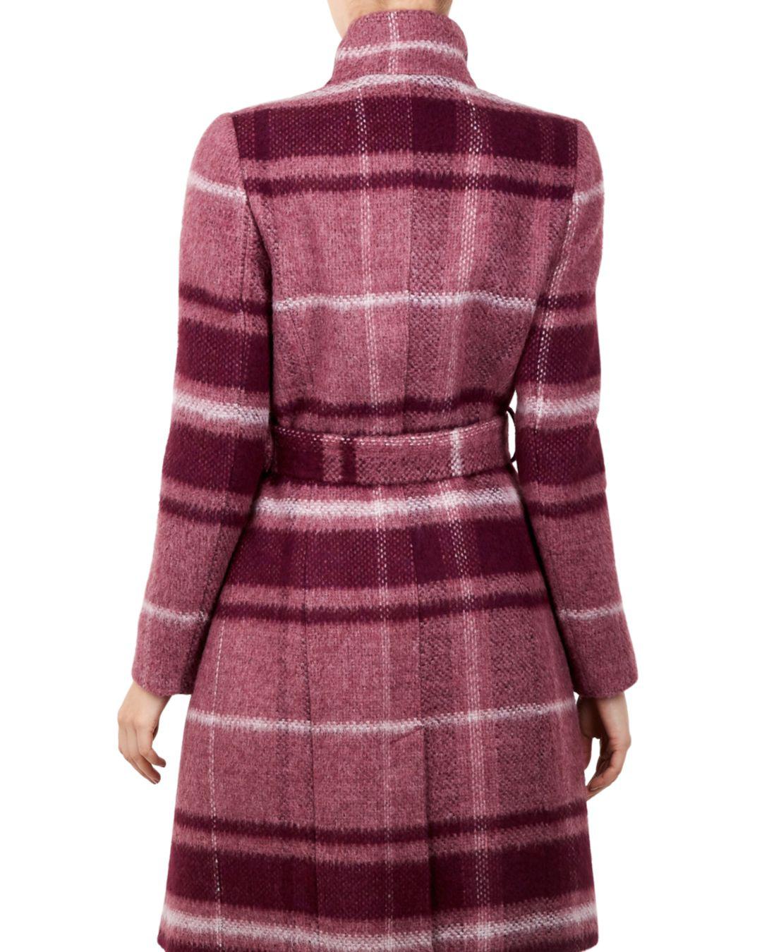 ted baker tartan coat