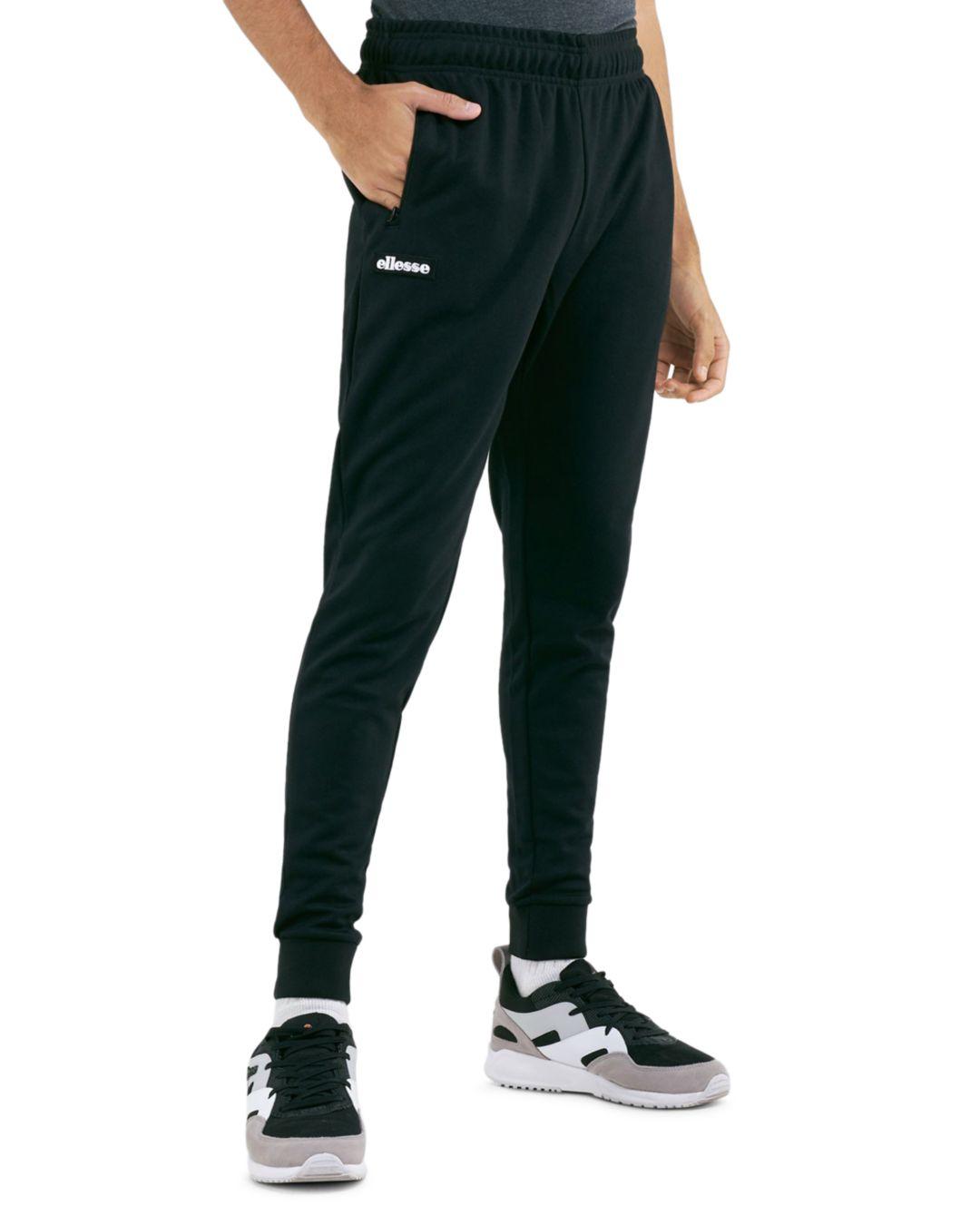 Ellesse Cotton Bertoni Track Pants in Black for Men - Lyst