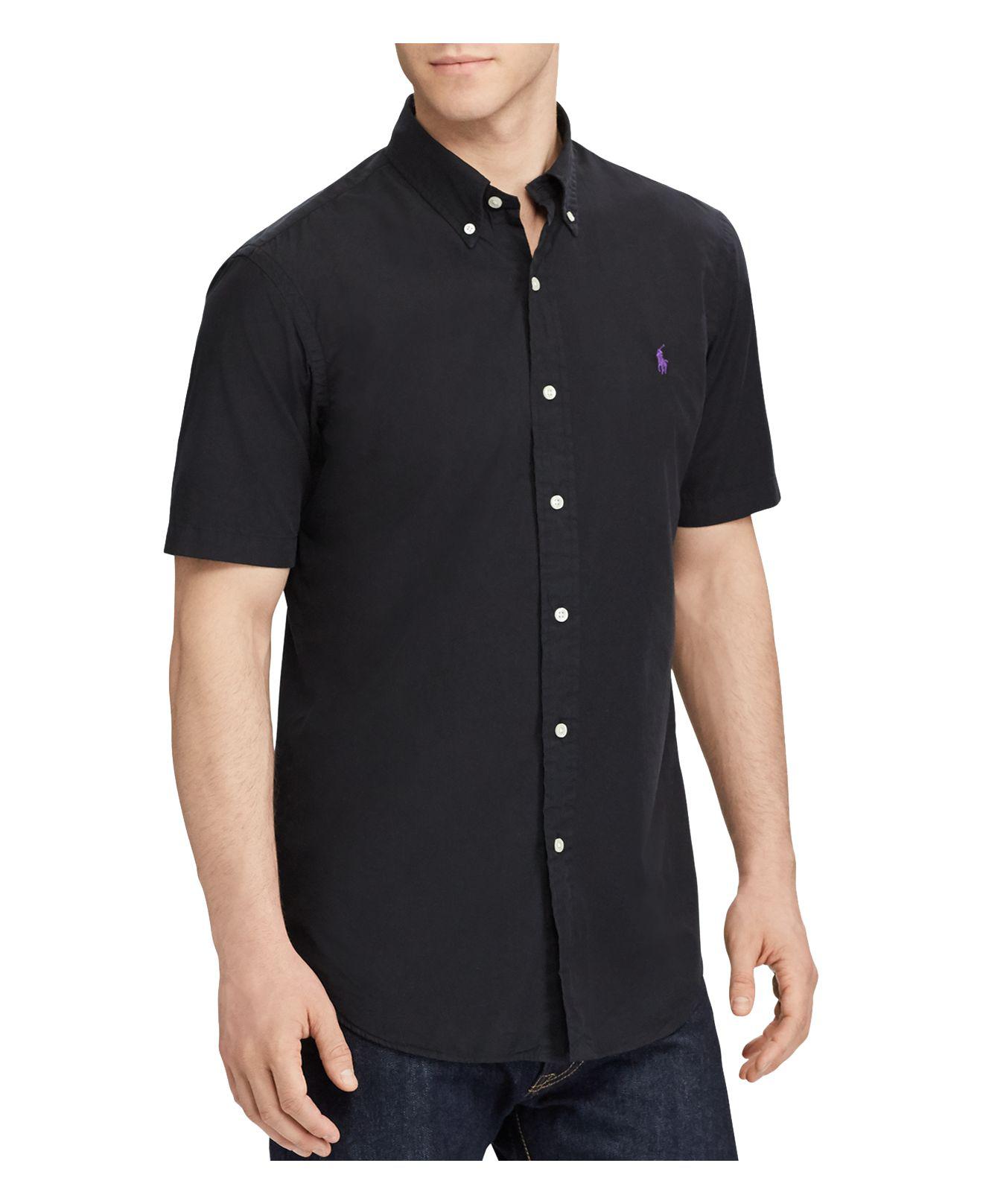 Ralph Lauren Black Button Down Shirt Spain, SAVE 42% - colaisteanatha.ie