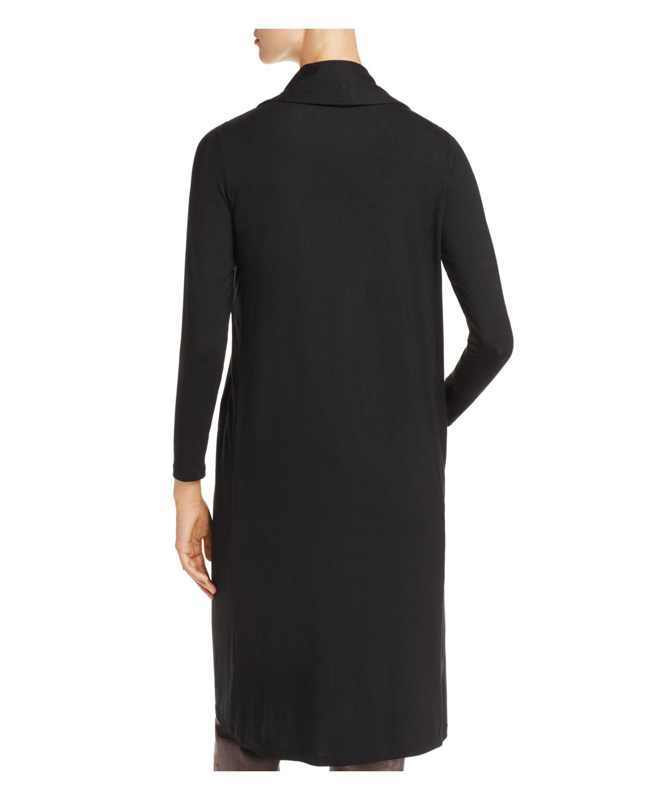 eileen fisher shawl collar