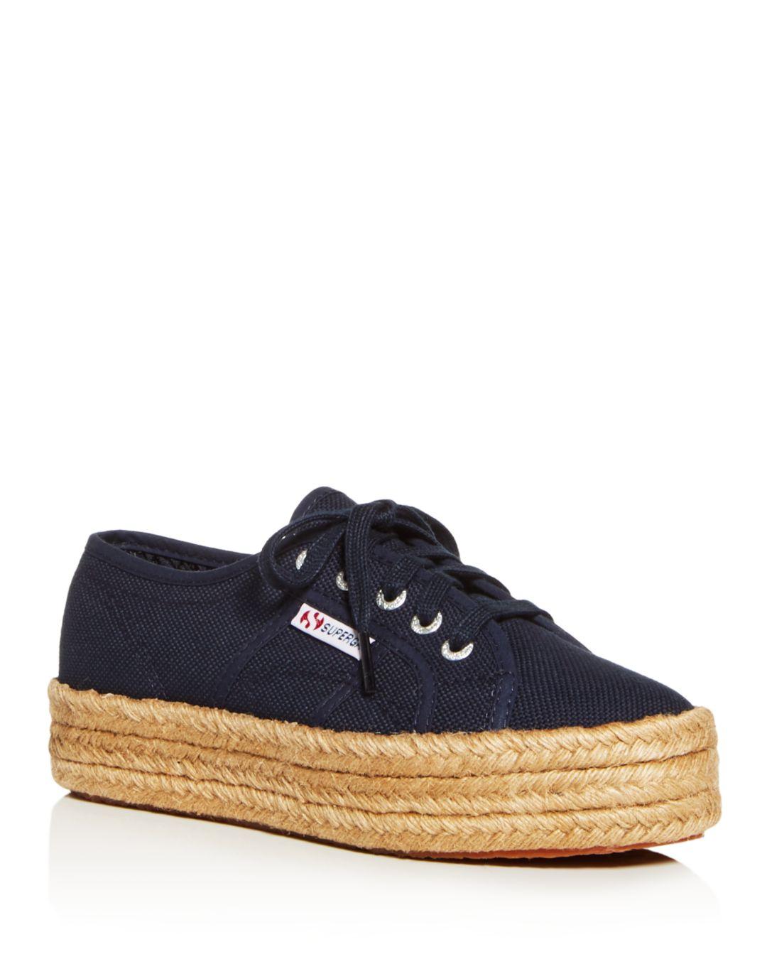superga canvas platform