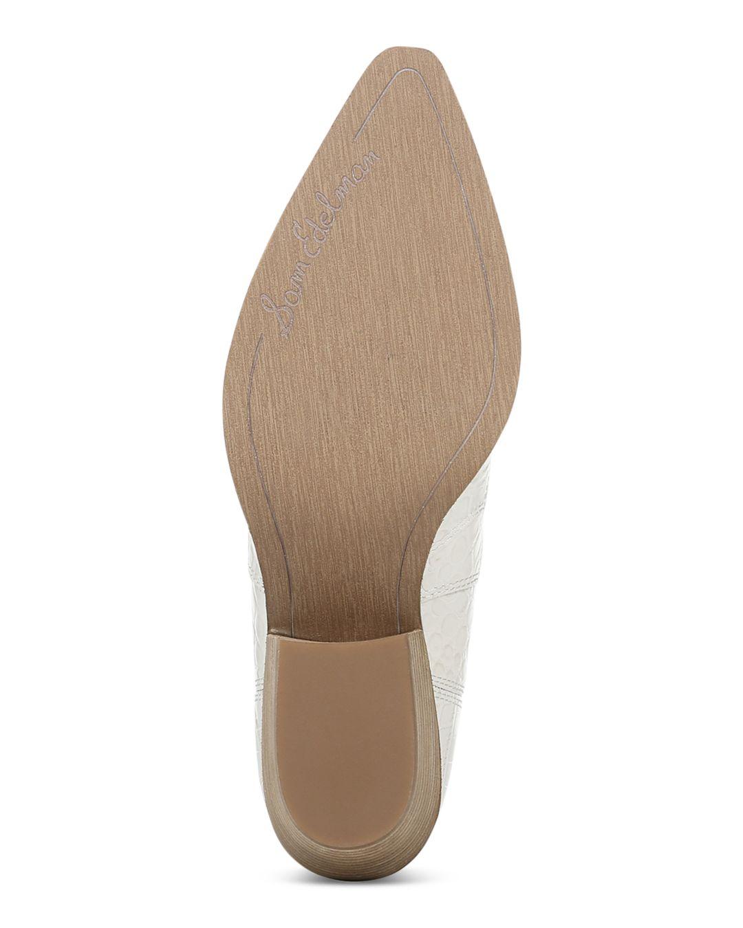 sam edelman winona bootie ivory croc