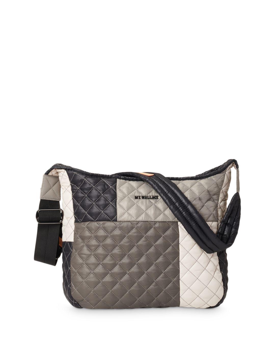 MZ Wallace Parker Crossbody in Gray Lyst