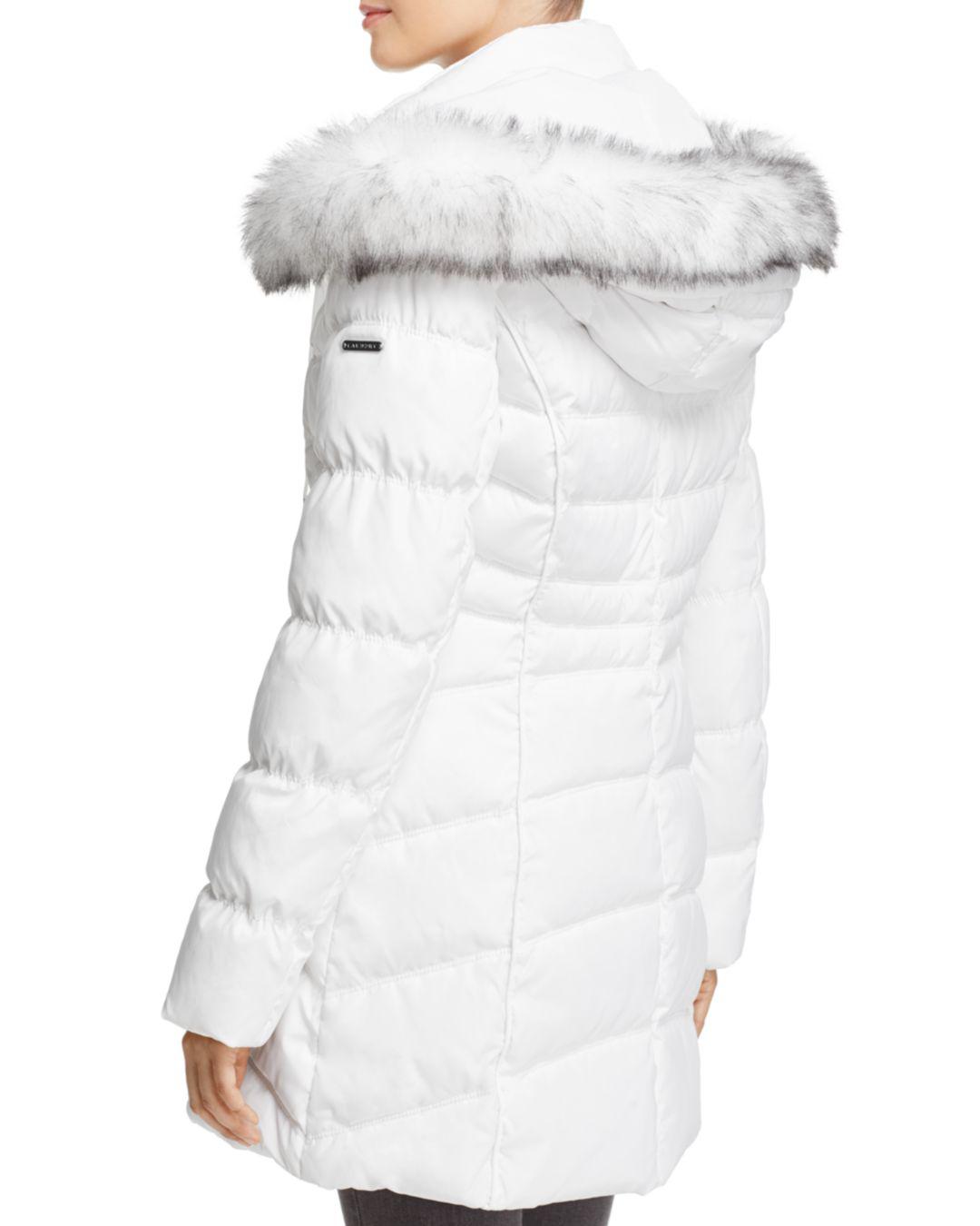 laundry white puffer coat