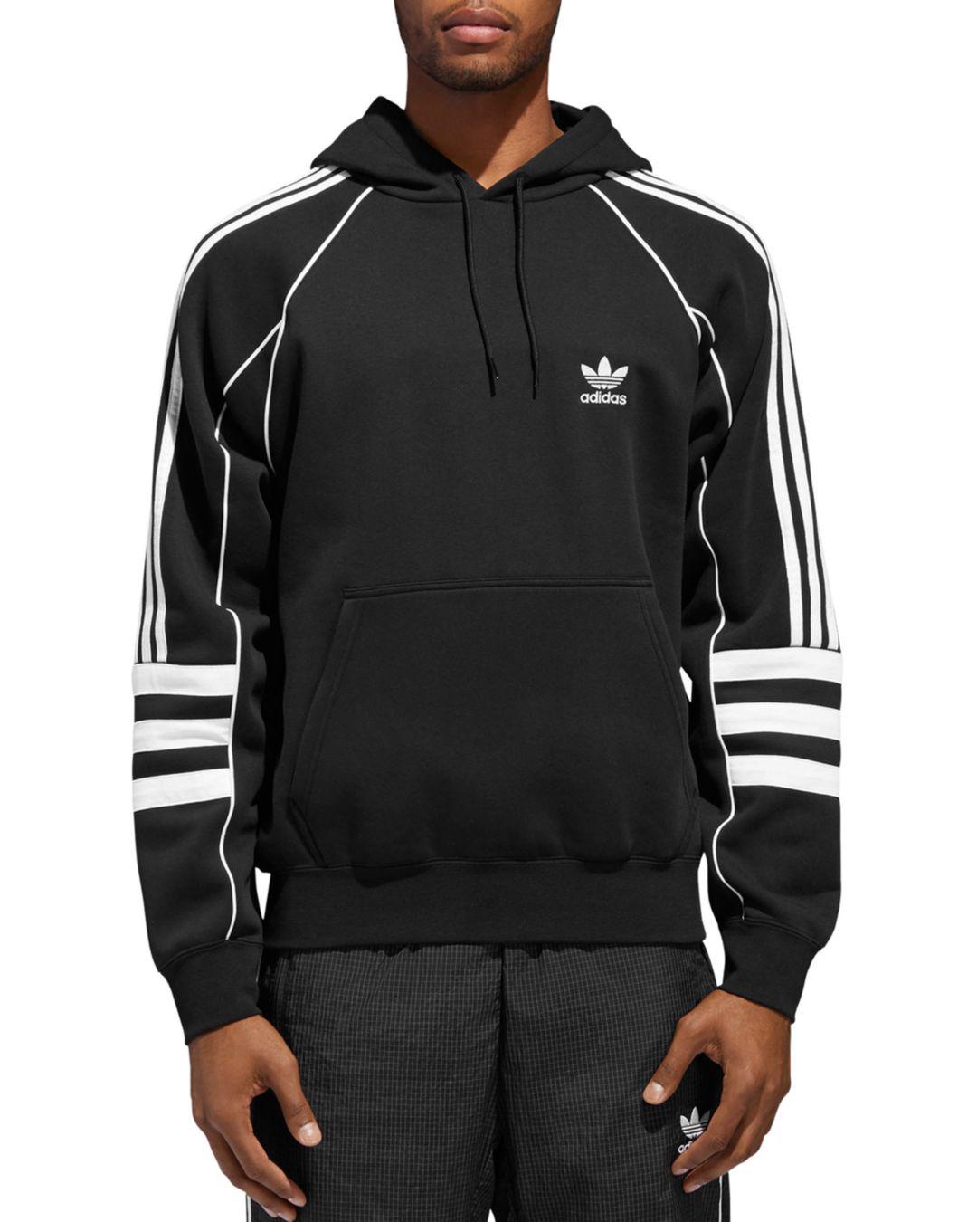 adidas  Originals Authentic Hooded Sweatshirt  in Black for 