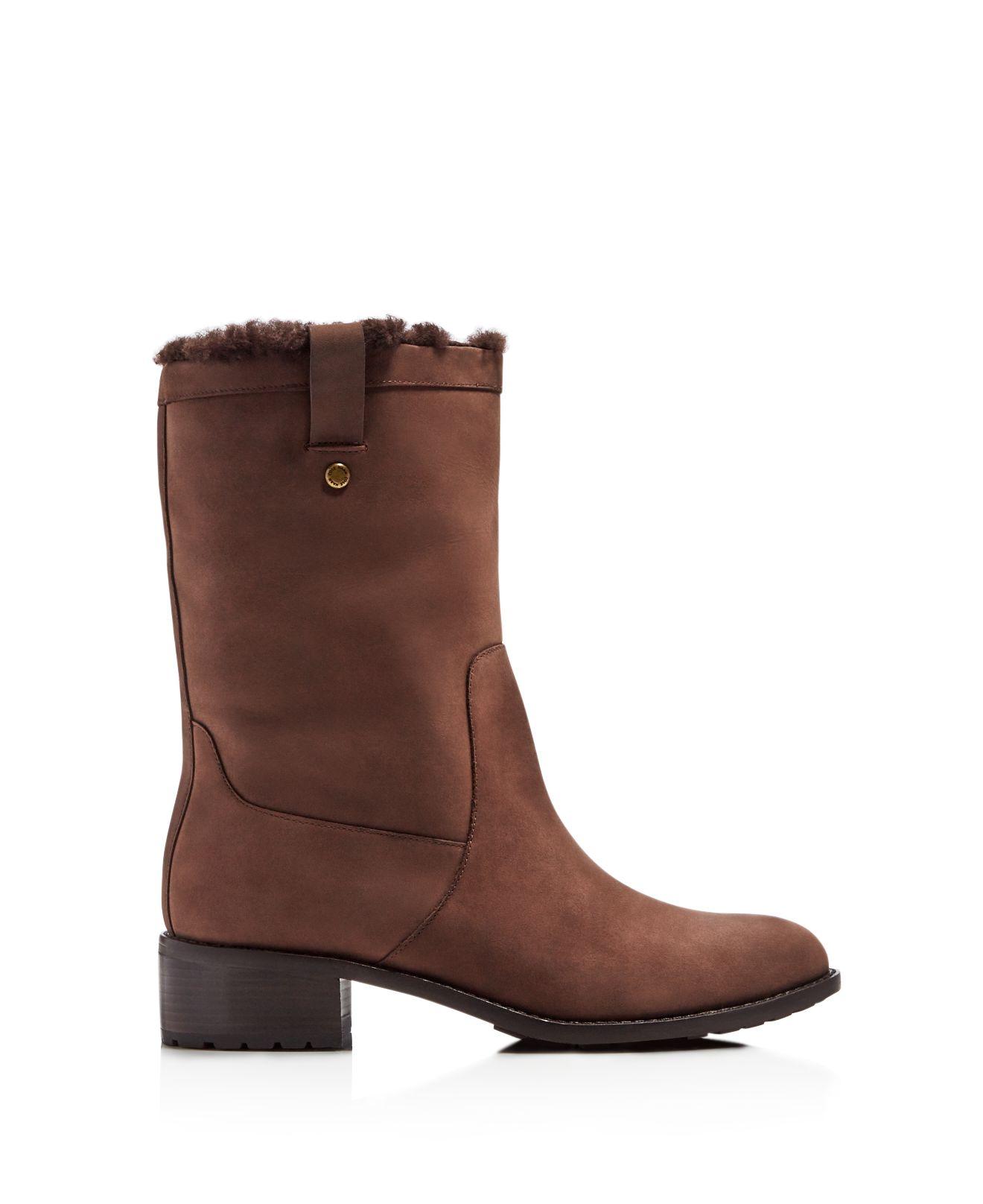 mens shearling lined waterproof boots