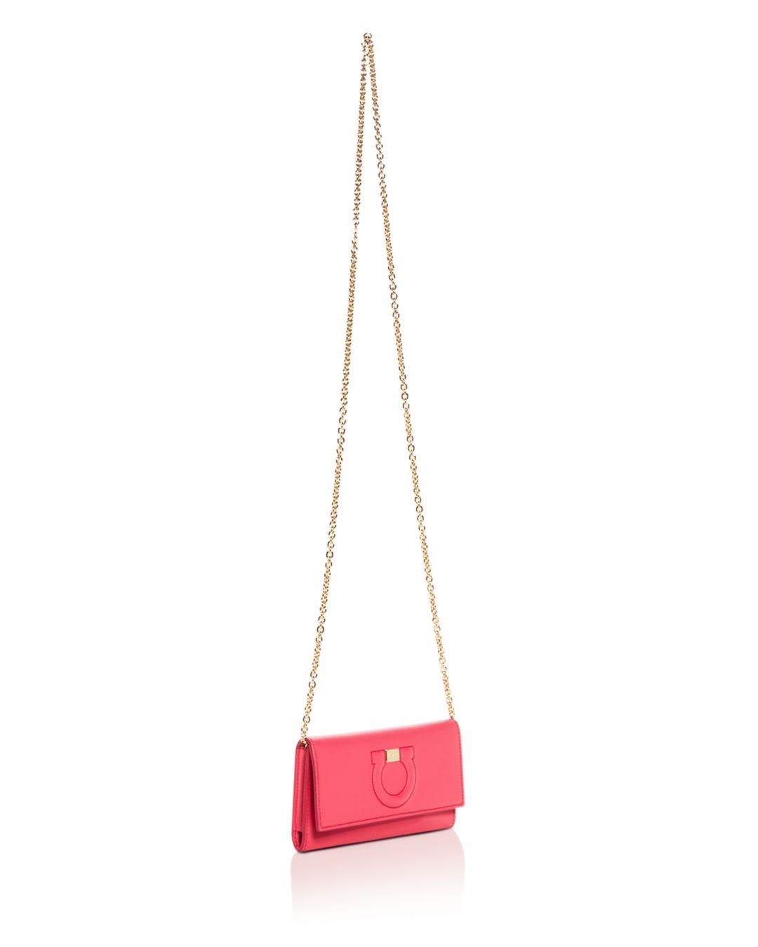 salvatore ferragamo gancini city mini leather crossbody