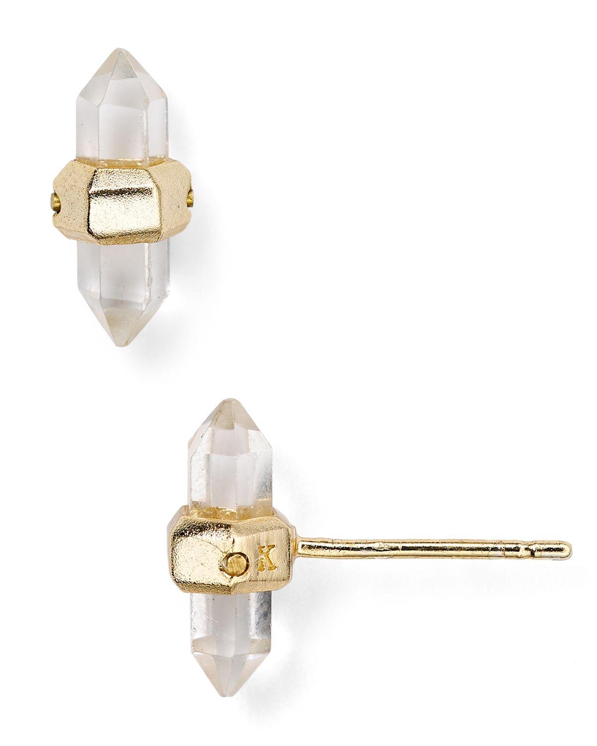 Lyst Kendra Scott Joanna Stud Earrings in Metallic