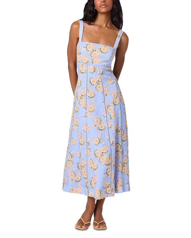 astr the label cross back sleeveless midi dress Astr Cross Back Sleeveless Midi Dress in Red