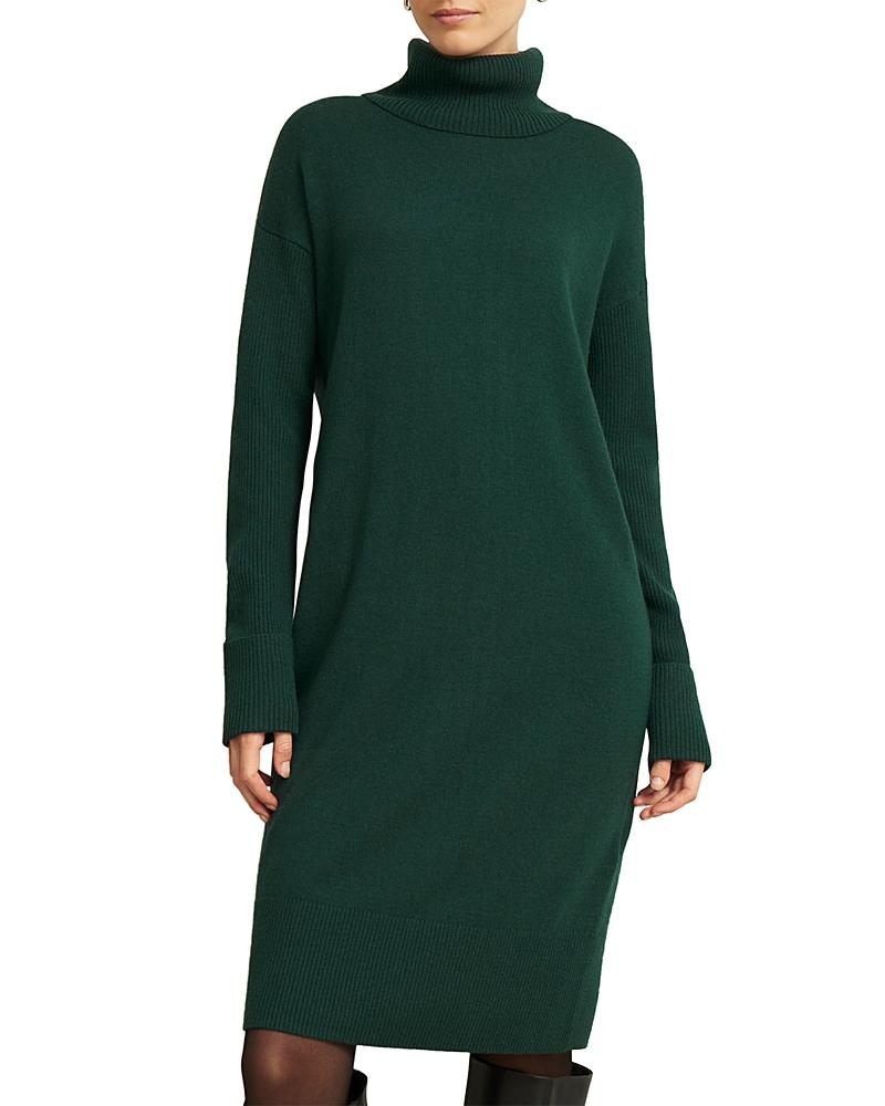 Hobbs Ava Knitted Dress in Green | Lyst