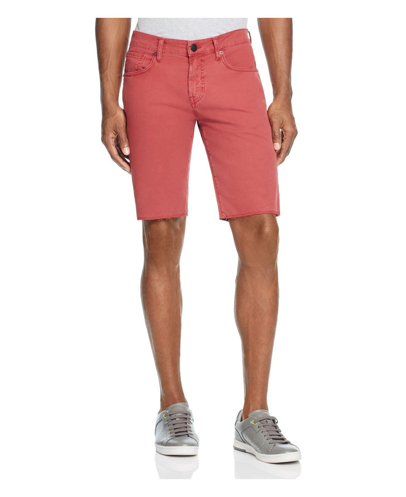 Lyst - J brand Tyler Slim Fit Denim Shorts in Red for Men