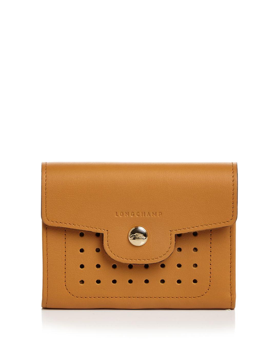 Longchamp Mademoiselle Mini Leather Wallet | Lyst