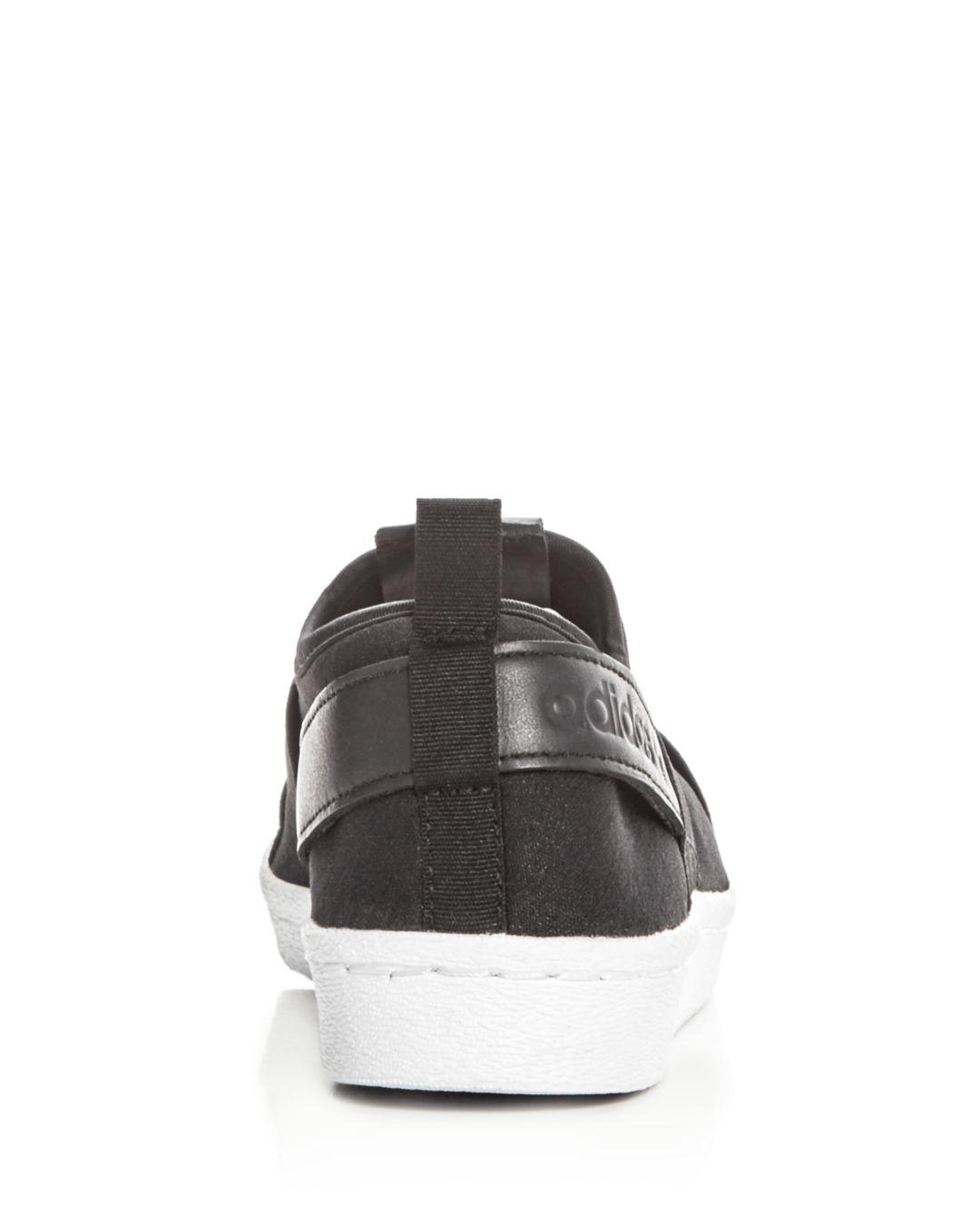 adidas Women's Superstar Slip - On Sneakers in Black | Lyst