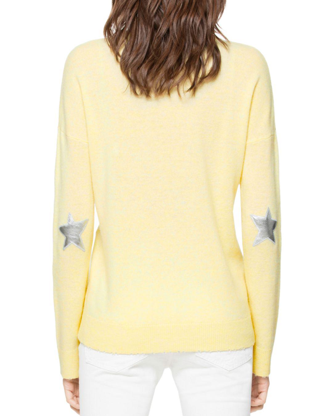 lemon cashmere jumper