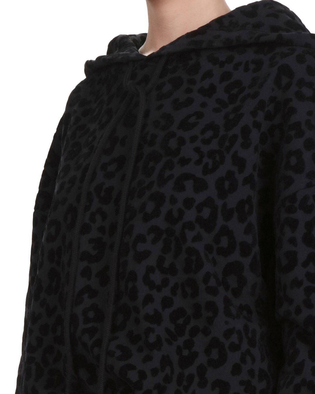 The Kooples Cotton Hoodie With Tone-on 