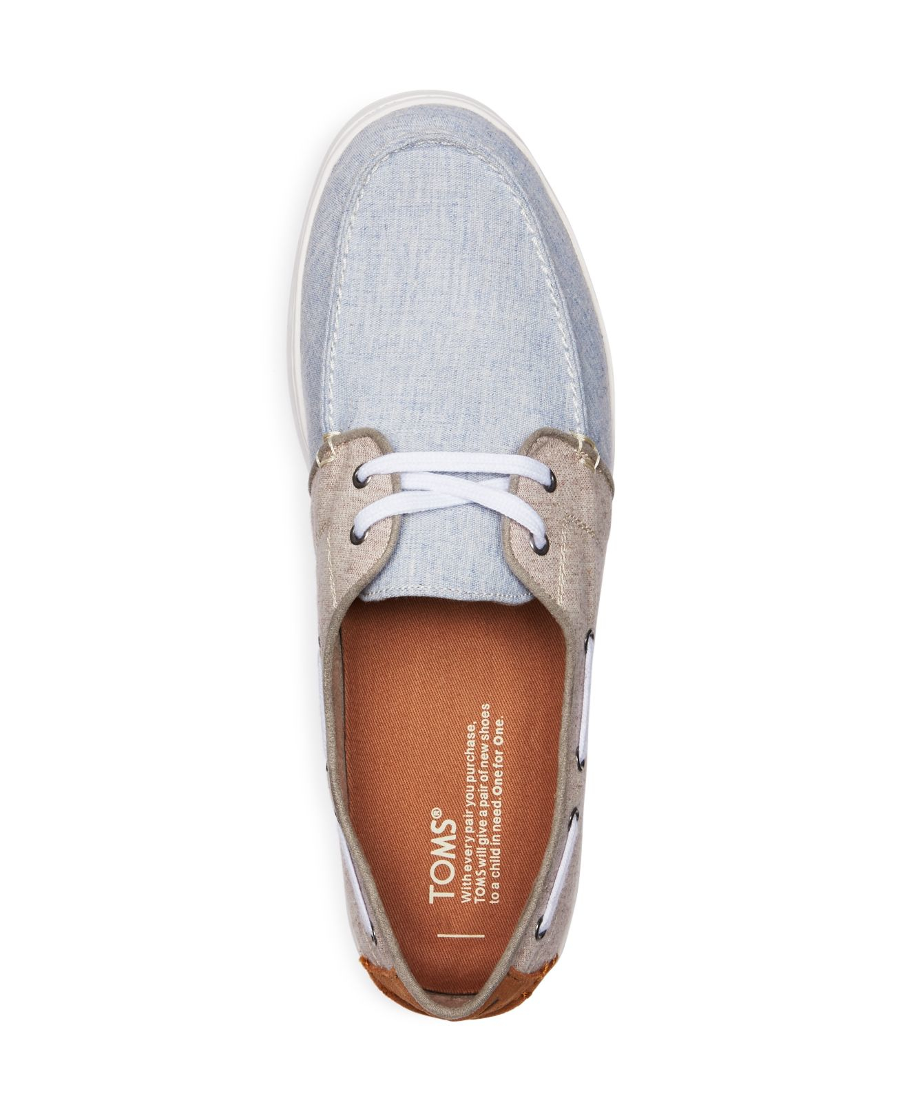 TOMS Suede Culver Lace Up Boat Shoes in 