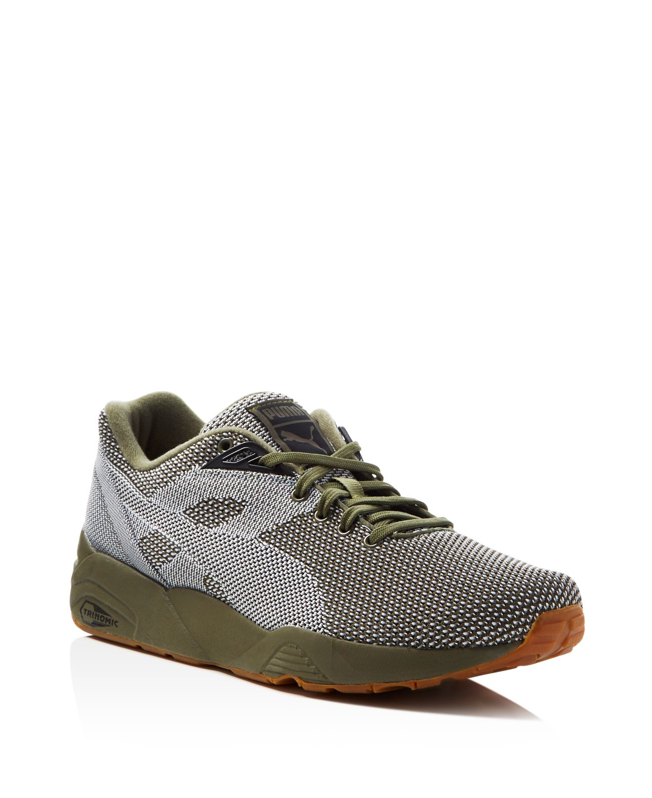 Puma R698 Knit Mesh V2 Lace Up Sneakers - Compare At $90 in Green for ...