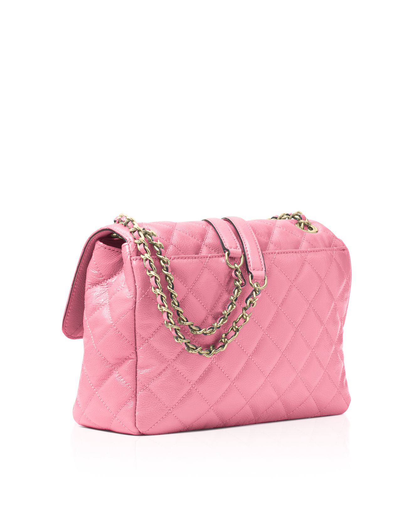 MICHAEL Michael Kors Leather Extra Large Sloan Chain Shoulder Bag in Pink - Lyst