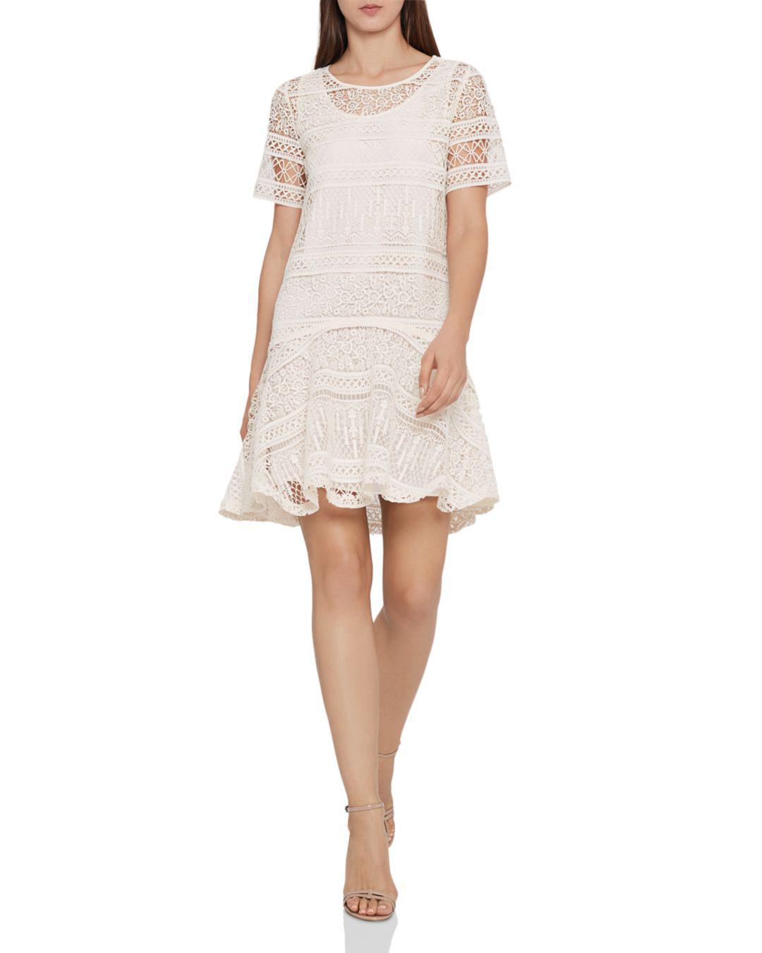 reiss white lace dress