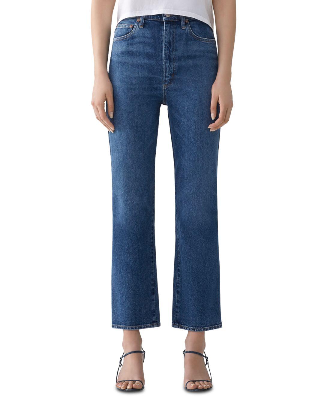 Agolde Denim Pinch - Waist Ankle Jeans In Subdued in Blue - Lyst