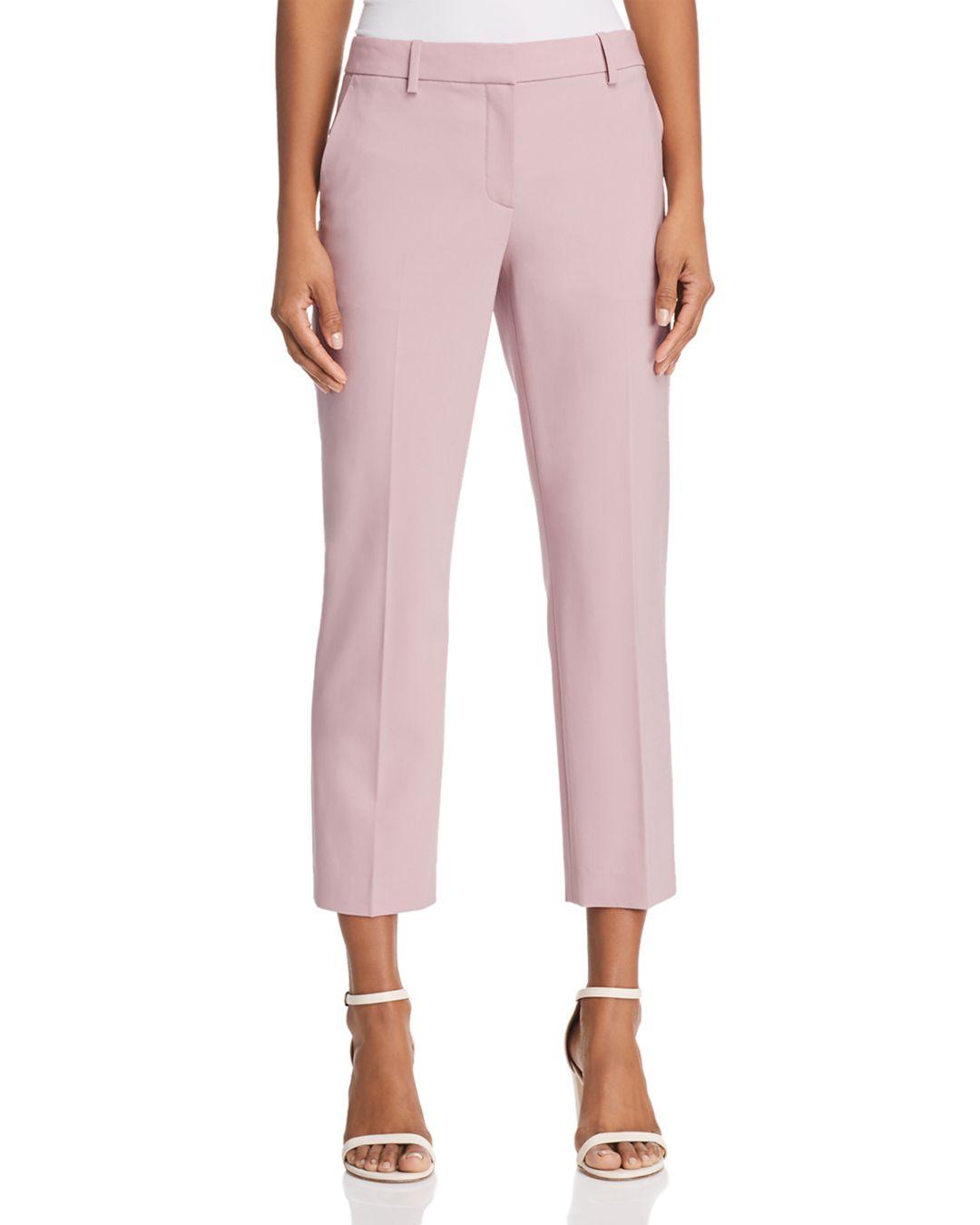 theory pink pants