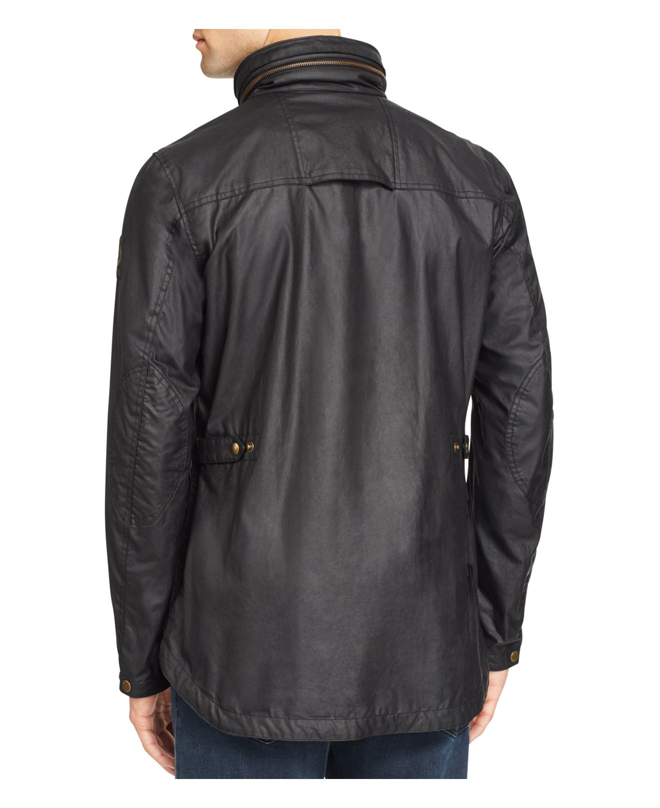 Lyst - Belstaff Citymaster Hooded Waxed Cotton Jacket in Black for Men