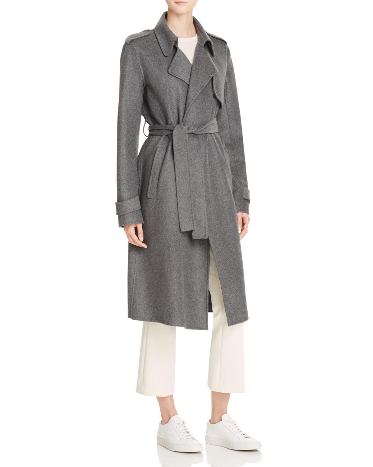 theory wool trench