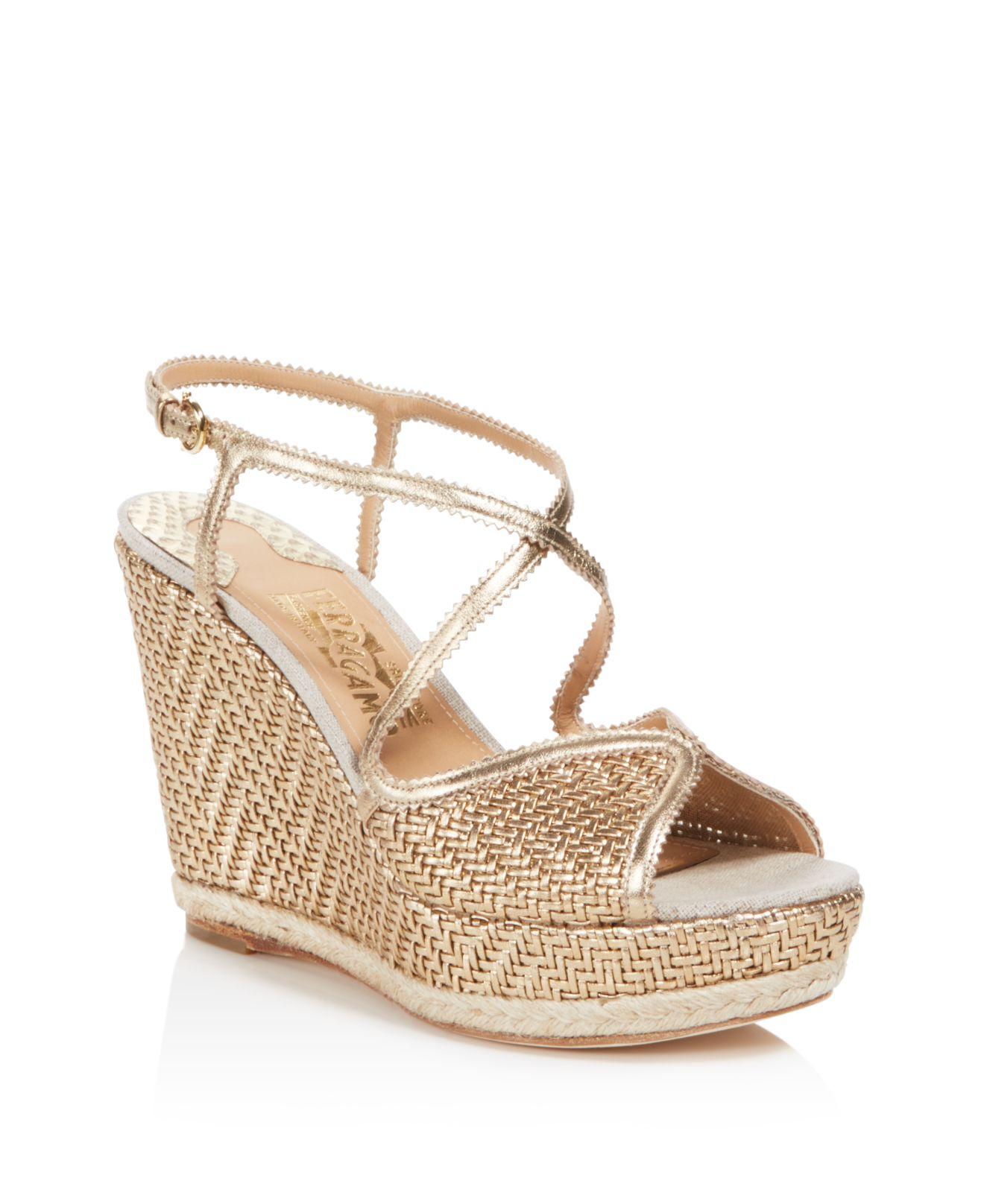 ferragamo platform sandals
