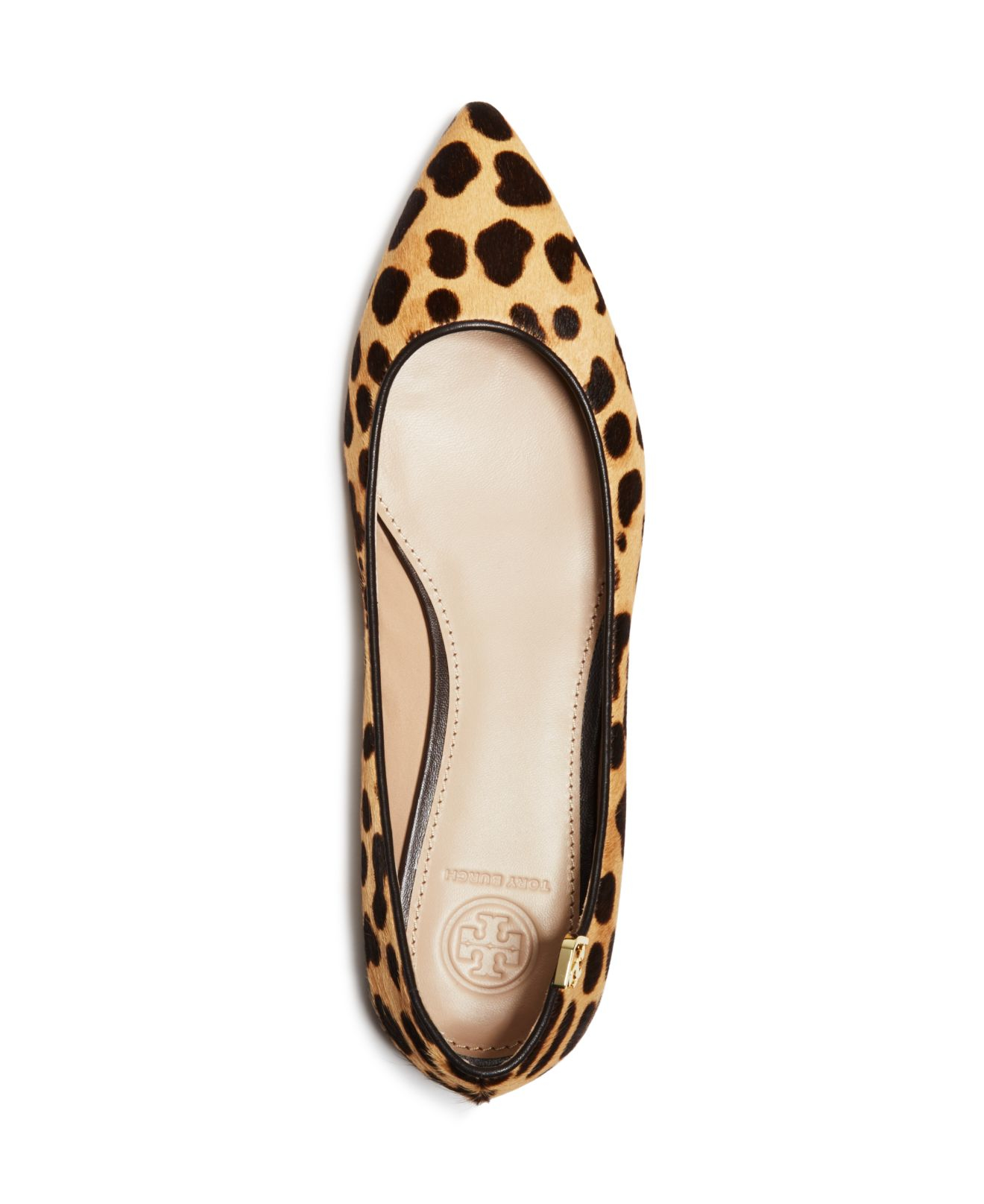 tory burch leopard flat